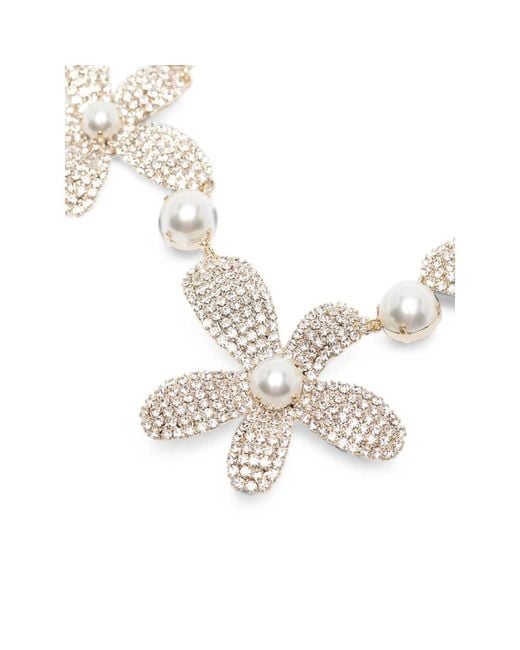 Rosantica Metallic Crystal-Embellished Necklace