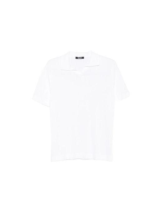 Eraldo White V-Neck T-Shirt for men
