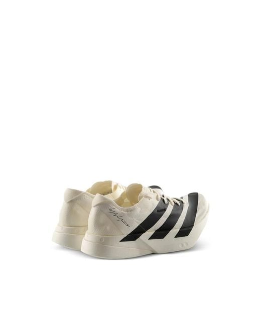 Y-3 White X Adidas Adios Pro 4 Sneakers for men