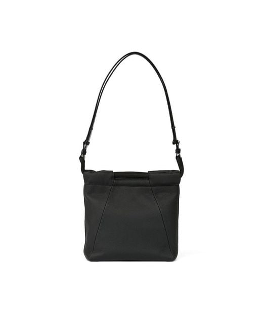 Maison Margiela Black Stitched-Details Shoulder Bag