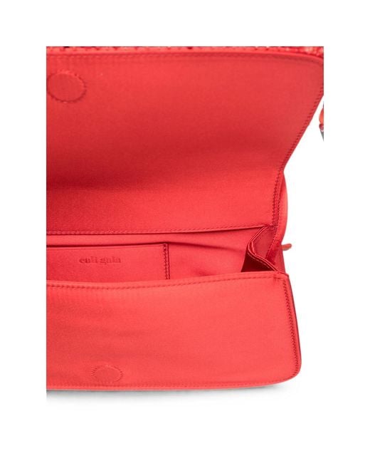 Cult Gaia Red Shoulder Bag Idalia Canyo