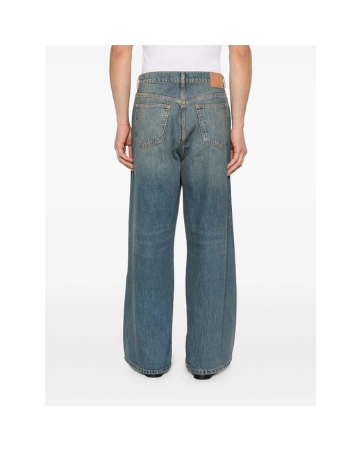 Jeanerica Blue Wide Leg Jeans for men