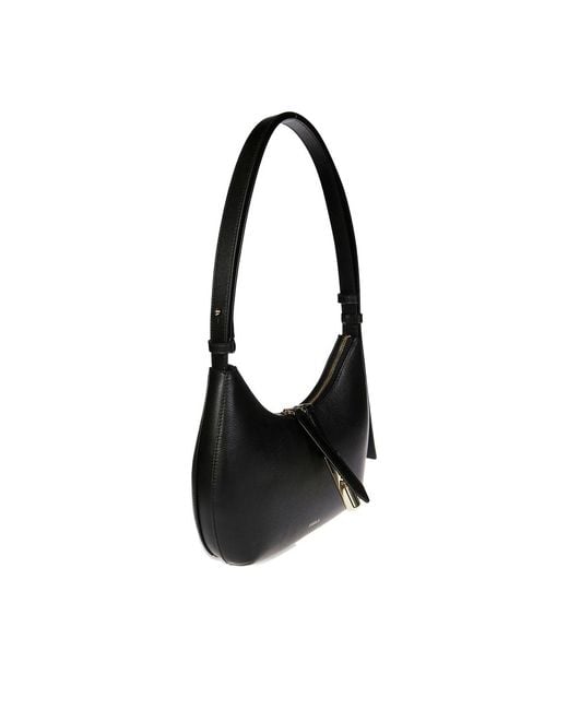 Furla Black Goccia S Shoulder Bag