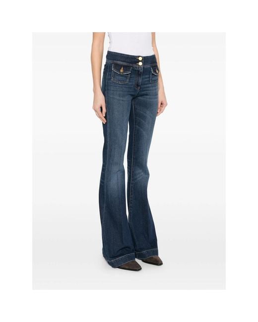 Seafarer Blue Emi Flared Jeans