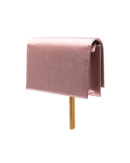Saint Laurent Pink Clutch Bags