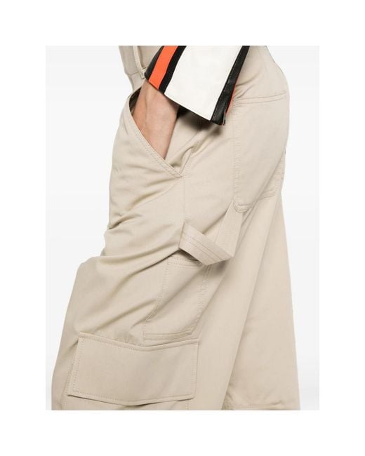 Balenciaga Natural Relaxed Cargo Trousers