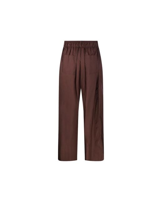 Thelatest Brown Dora Elasticated Trousers