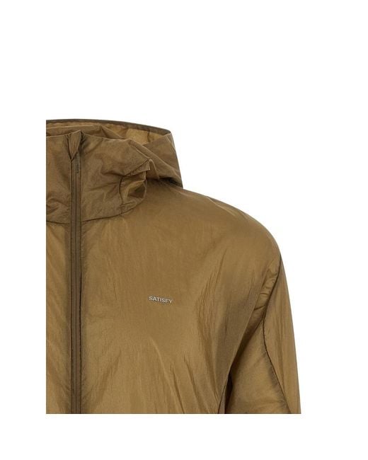 Satisfy Green Pertex Diamond Fuse Jacket for men