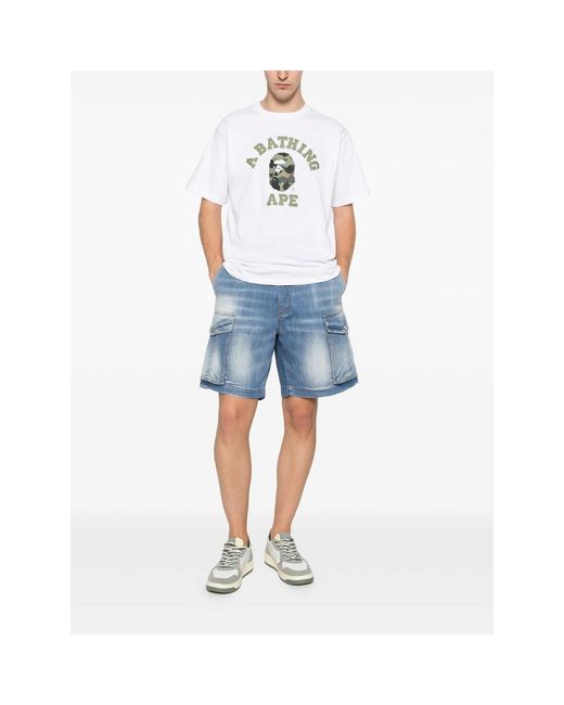DSquared² Blue Classic Five Pocket Denim Casual Shorts for men