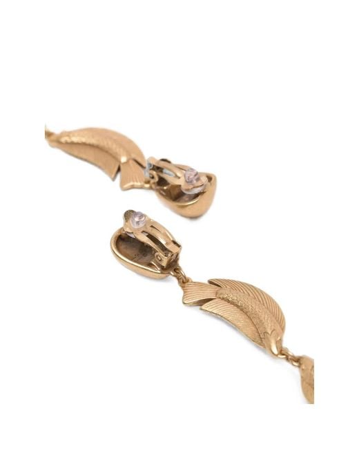 Cult Gaia Metallic Neemo Trio Fish-Pendant Drop Earrings
