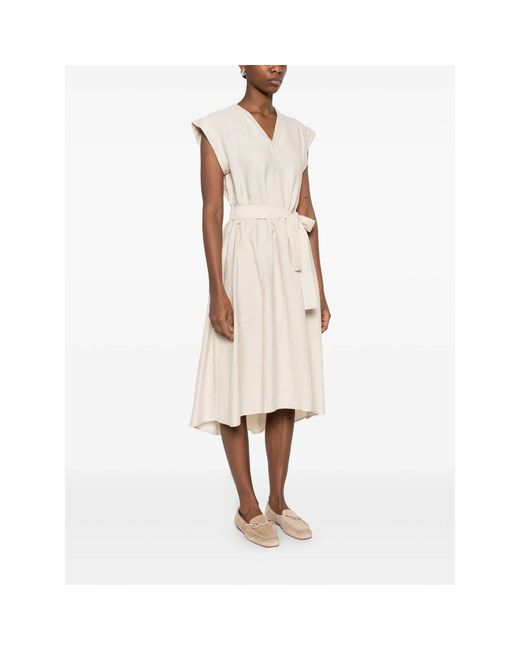 Peserico Natural Neutrals Dresses
