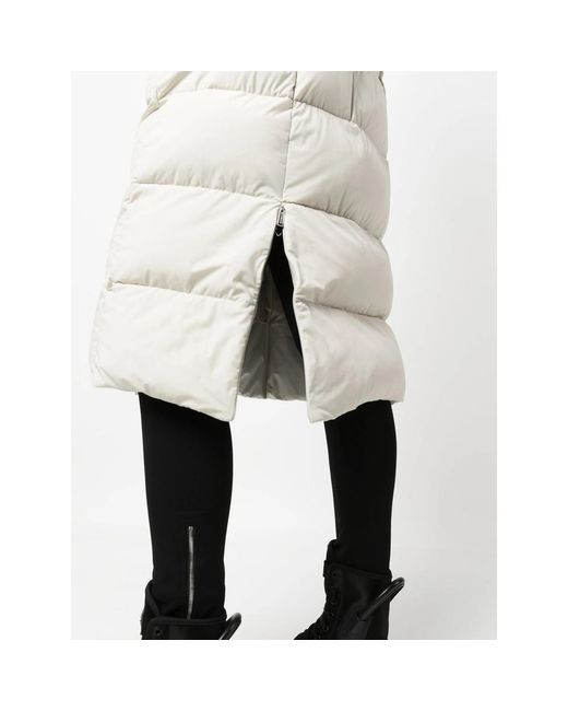 Moorer White Zagarakn Padded Coat