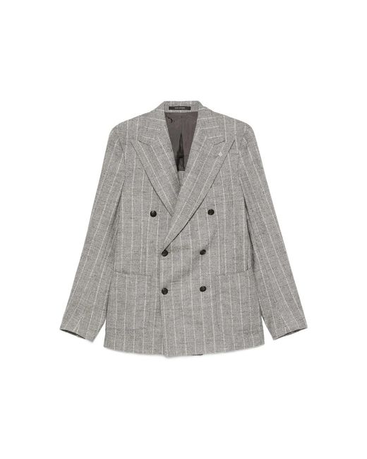 Tagliatore Gray Jackets for men