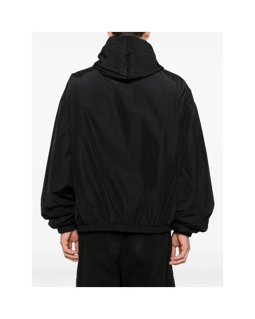 Balenciaga Black Zip -Fastening Hoodie for men