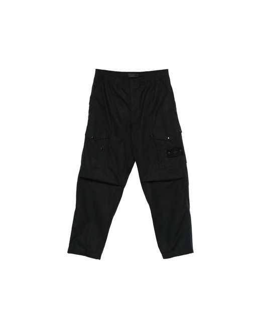 Stone Island Black Trousers for men