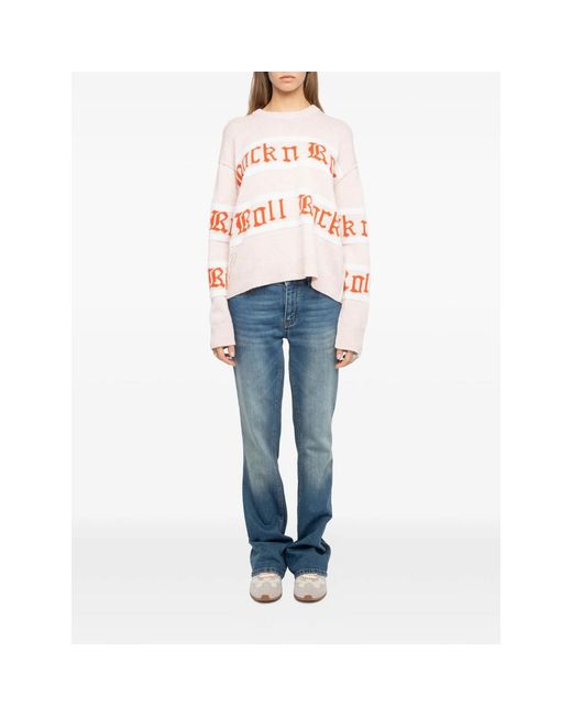 Zadig & Voltaire White Markuz Long-Sleeves Sweatshirt