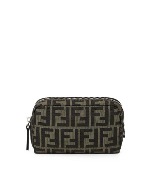 Fendi Green Toiletry Case Micro for men