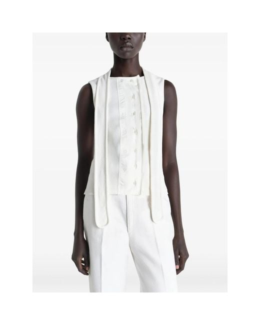 Lemaire White Blouses