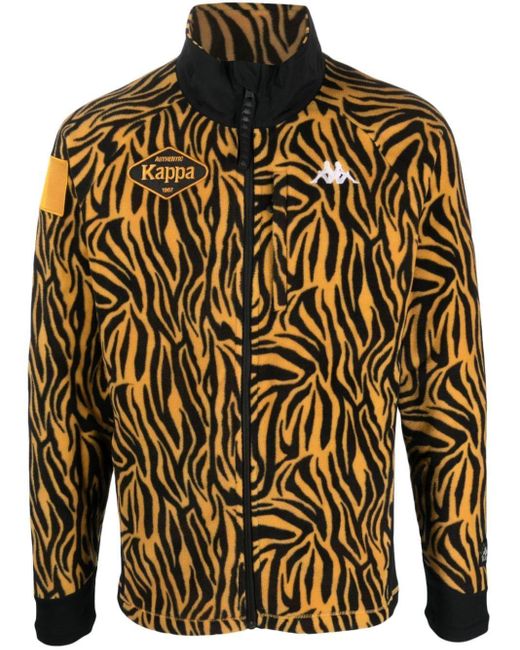 Kappa Yellow Ski Team Fleece Jacket for men