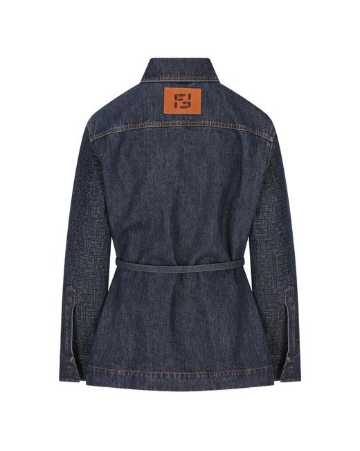 Fendi Blue Jackets