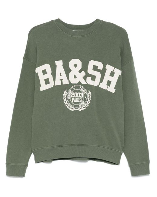 Ba&sh Green Benjamin Sweatshirt