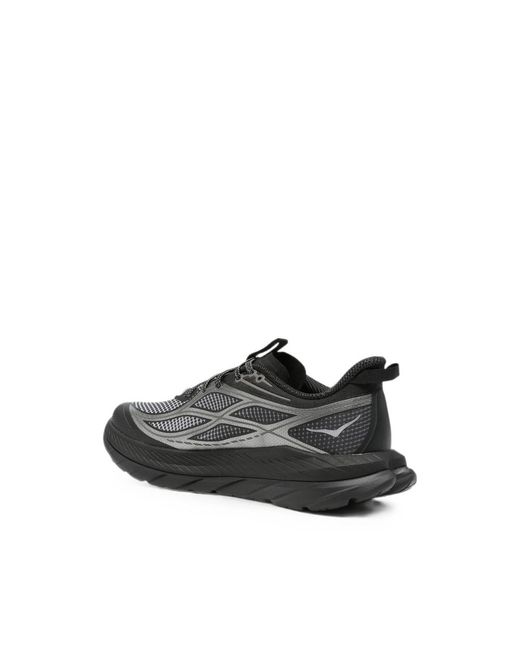 Hoka One One Black Mesh Panel Sneakers for men