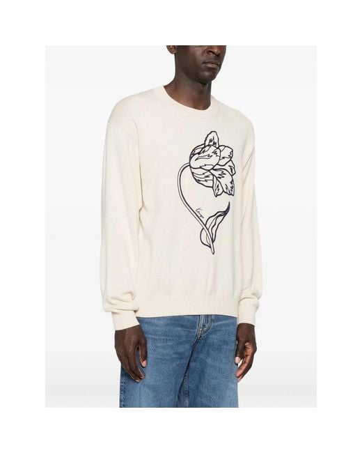 KENZO White Neutrals Sweaters & Knitwear for men
