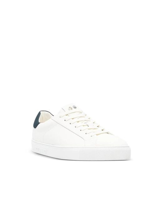 HIDE & JACK White Panelled Sneakers for men