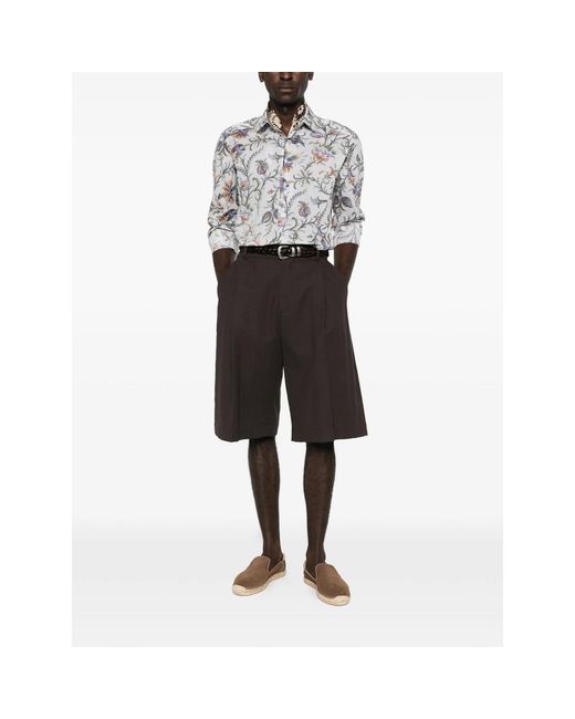 Etro Gray Shirts for men