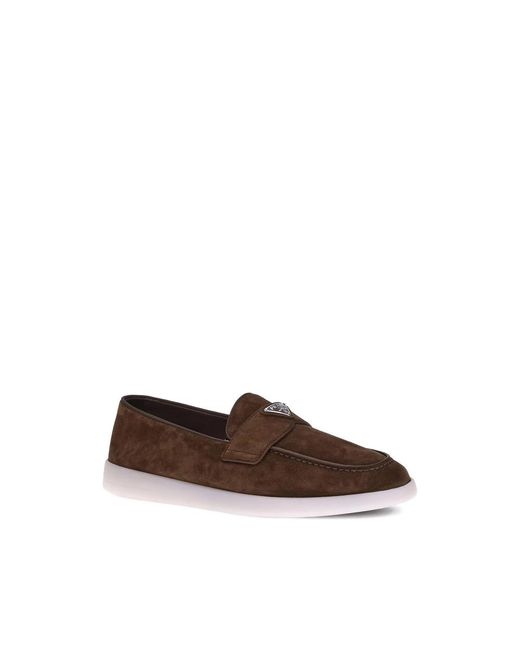Prada Brown Loafers for men