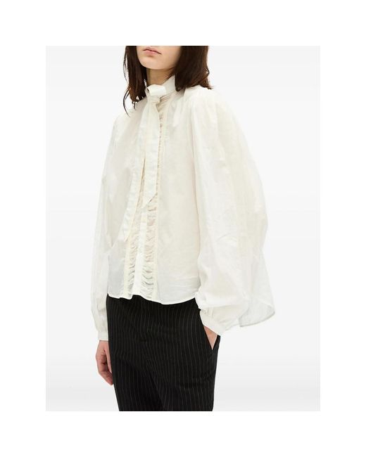 Ann Demeulemeester White Carina Shirt