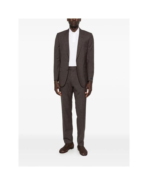 Beckham X Boss Gray X Beckham Flap Pocket Blazer for men