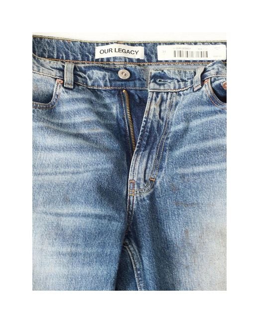 Our Legacy Blue Carlson Jeans for men