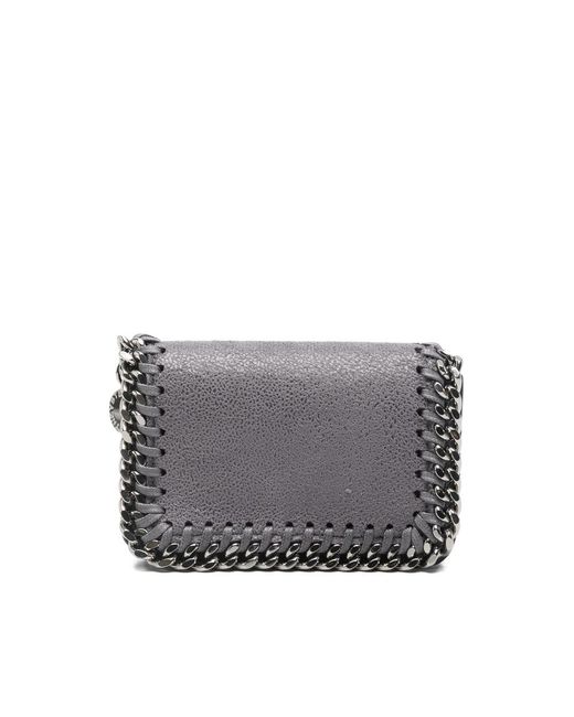 Stella McCartney Wallets & Purses Gray, Silver