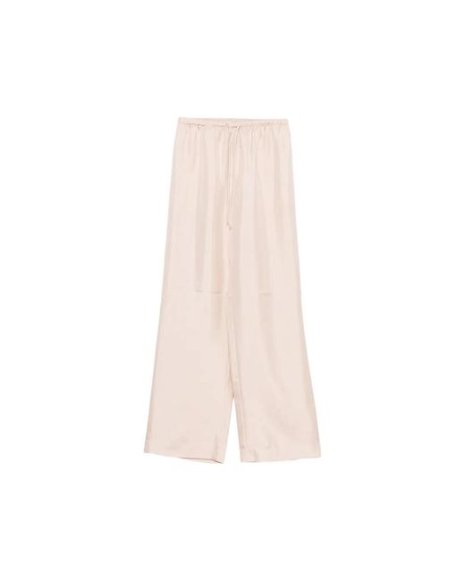 Rohe Pink Drawstring-Fastening Trousers