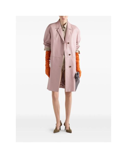 Prada Pink Coats