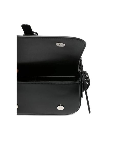 Innerraum Black Buckle-Fastening Panelled Tote Bag for men