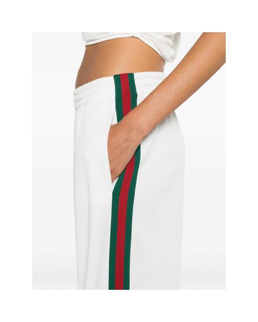 Gucci White Trousers