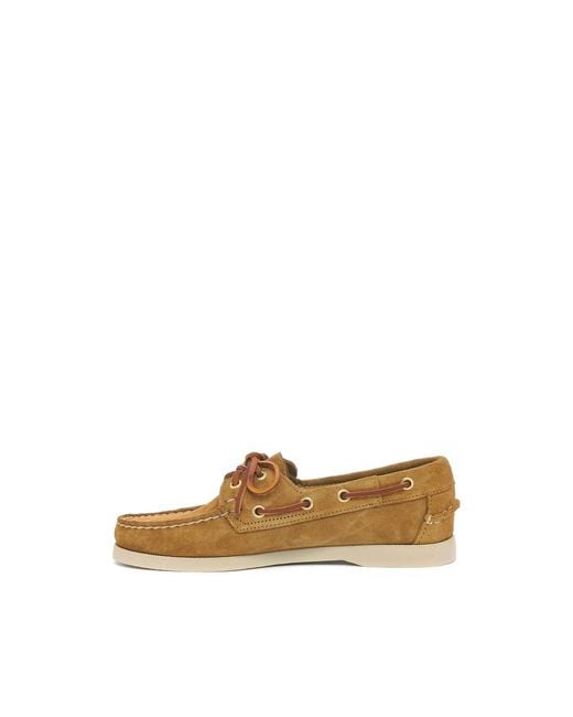 Sebago Brown Docksides Suede Loafers