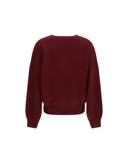 Lisa Yang Red Veira Cashmere Sweater