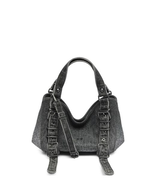DIESEL Black D-One-Small Top-Handle Bag