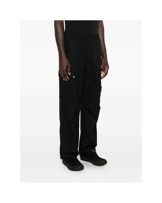 Stone Island Black Trousers for men