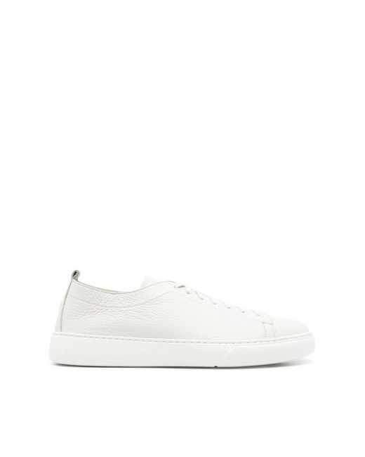 Henderson White Leather Sneakers for men