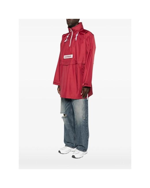 Napapijri Red Rainforest Axl Jacket for men