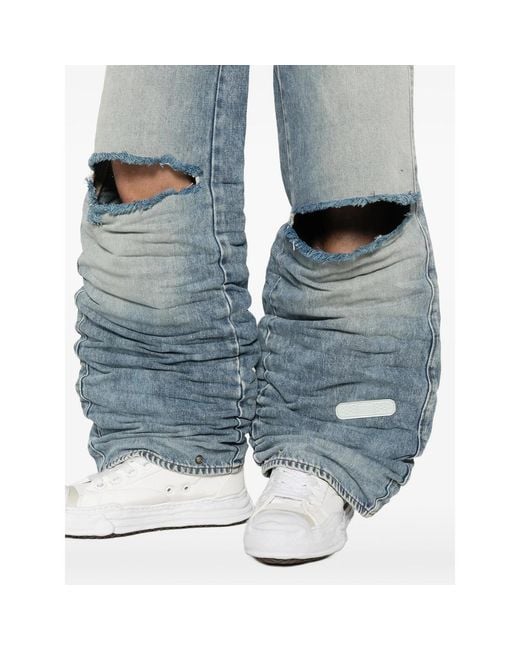 PDF Blue Rich Kid Ripped Jeans for men