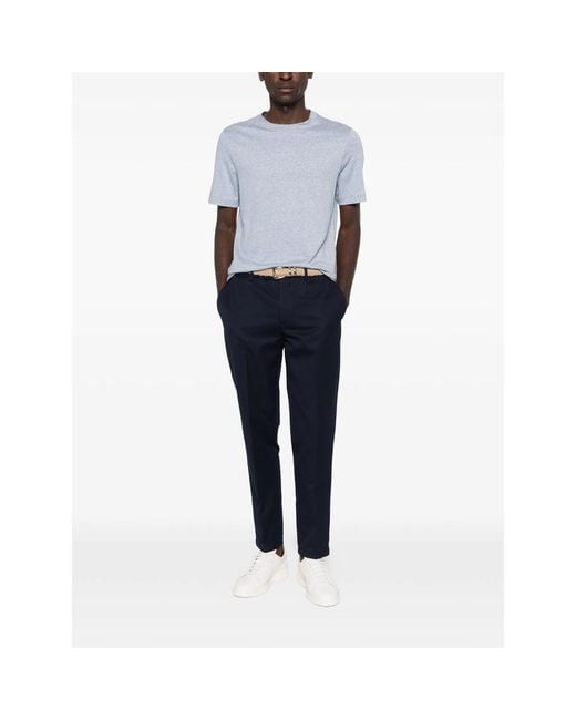 Brunello Cucinelli Blue T-Shirts & Vests for men
