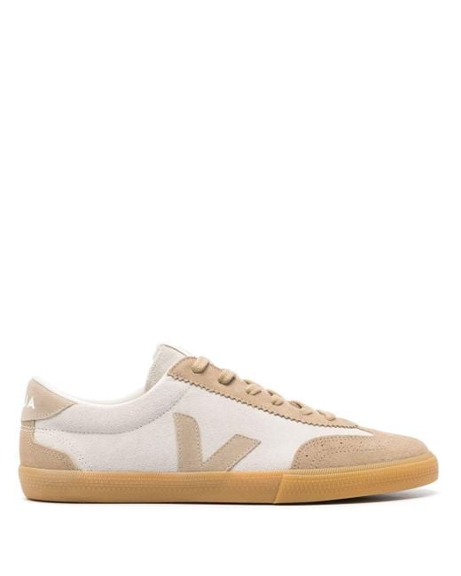Veja White Volley O.T. Suede Sneakers for men