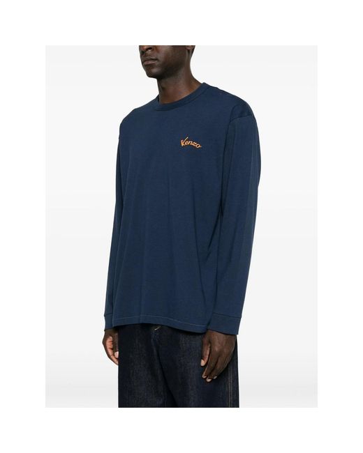 KENZO Blue T-Shirts And Vests for men