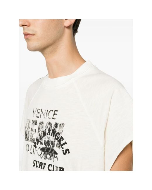 Palm Angels White Neutrals T-Shirts & Vests for men