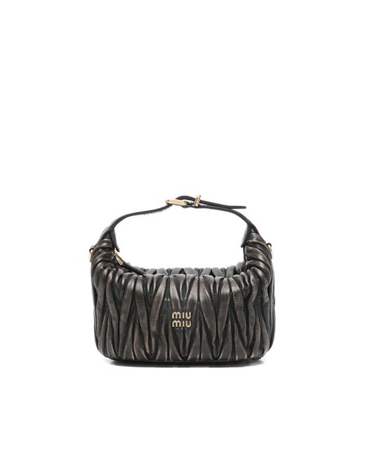 Miu Miu Black Shoulder Bags